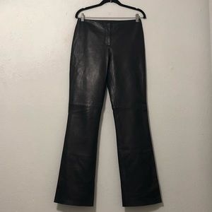 Vakko leather pants